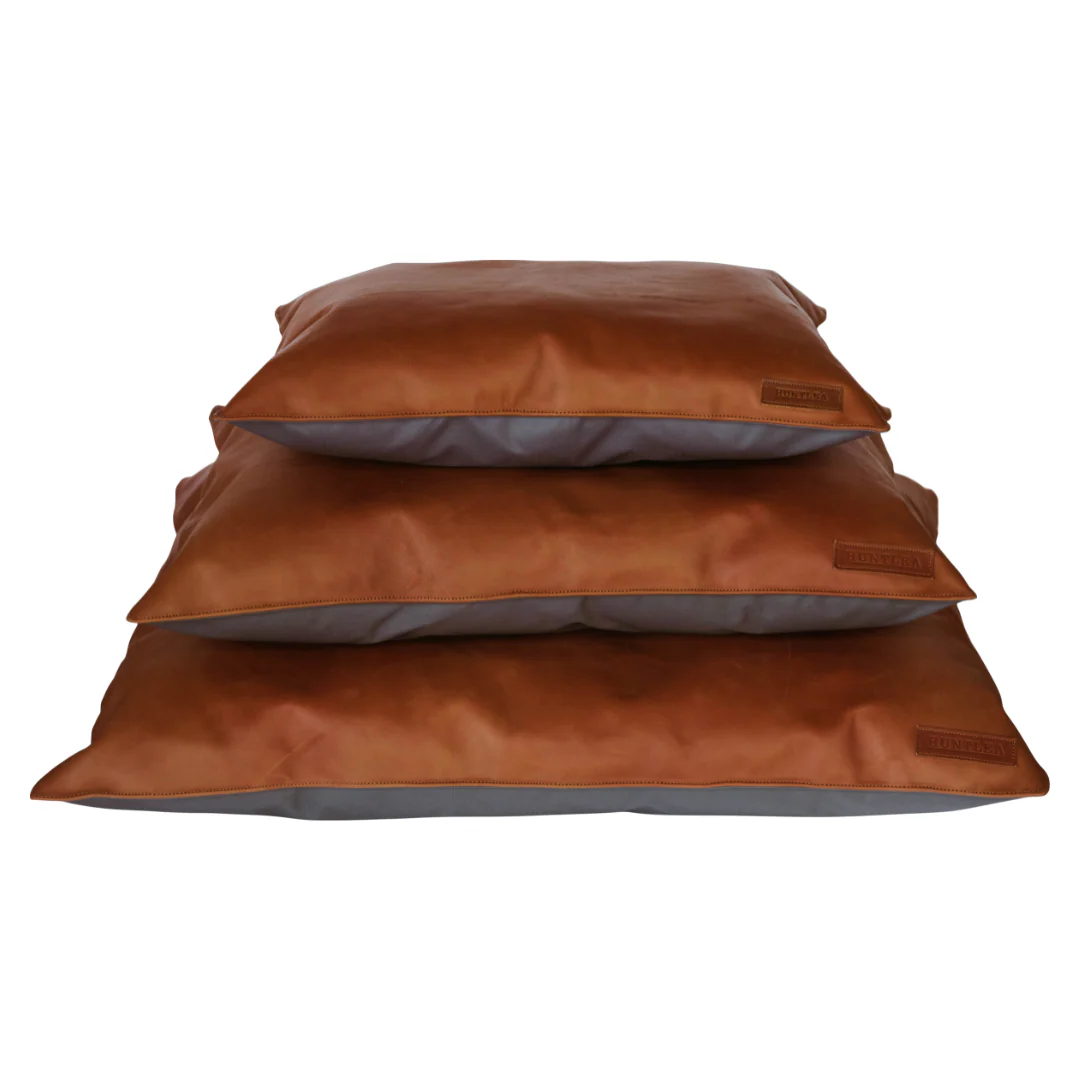 Huntlea Leather Pillow Dog Bed - Image 4