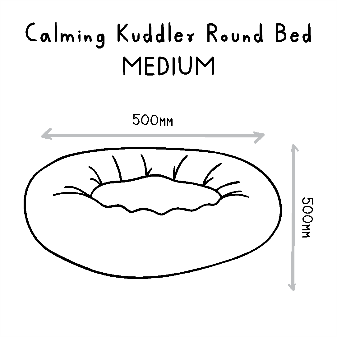 Huntlea Calming Kuddler Round Dog & Cat Bed - Image 7