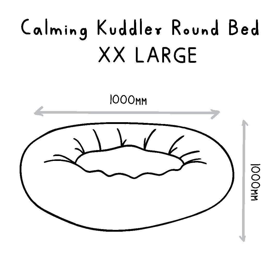 Huntlea Calming Kuddler Round Dog & Cat Bed - Image 10