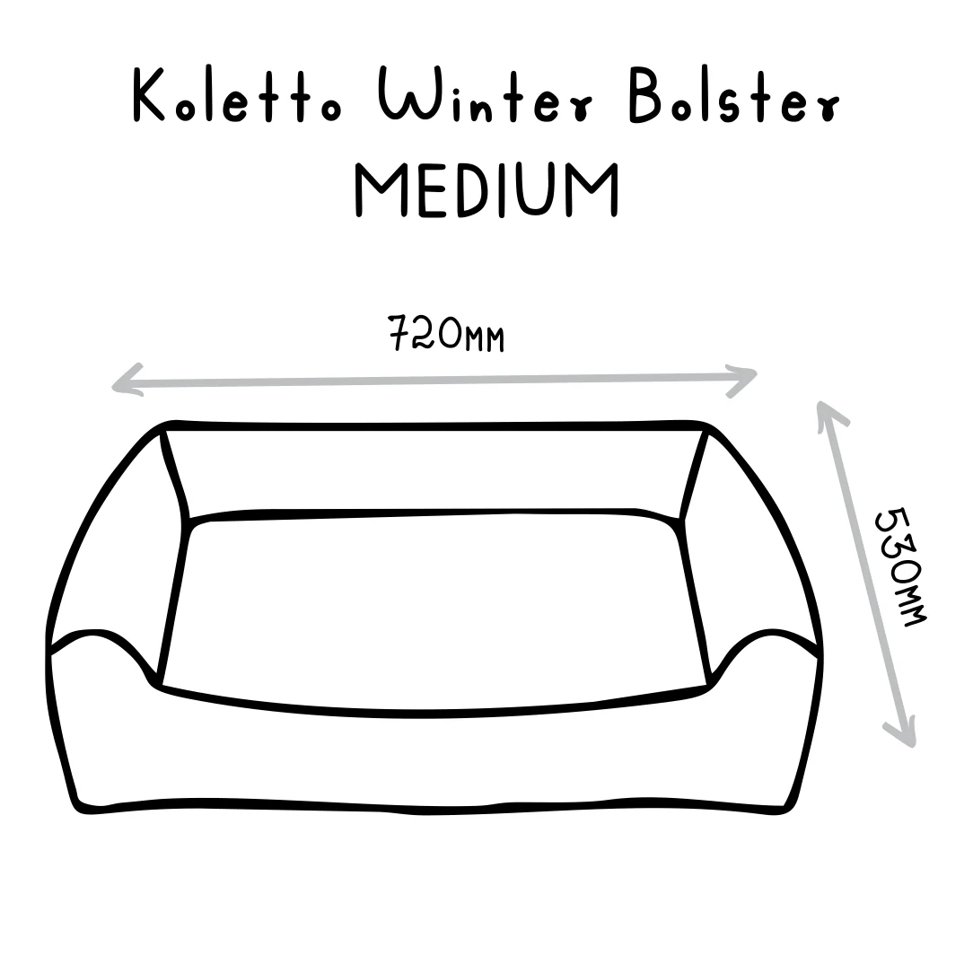 Huntlea Koletto Winter Bolster Dog Bed - Image 15