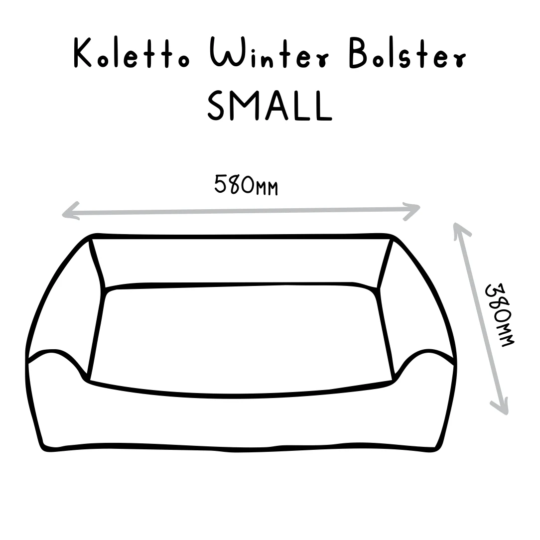 Huntlea Koletto Winter Bolster Dog Bed - Image 14
