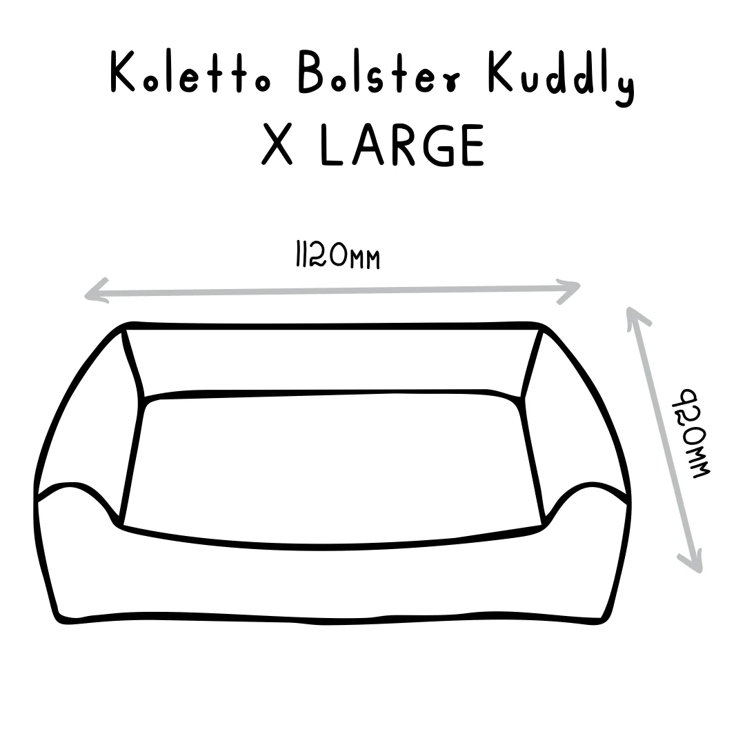 Huntlea Kuddly Bolster Dog Bed - Image 7