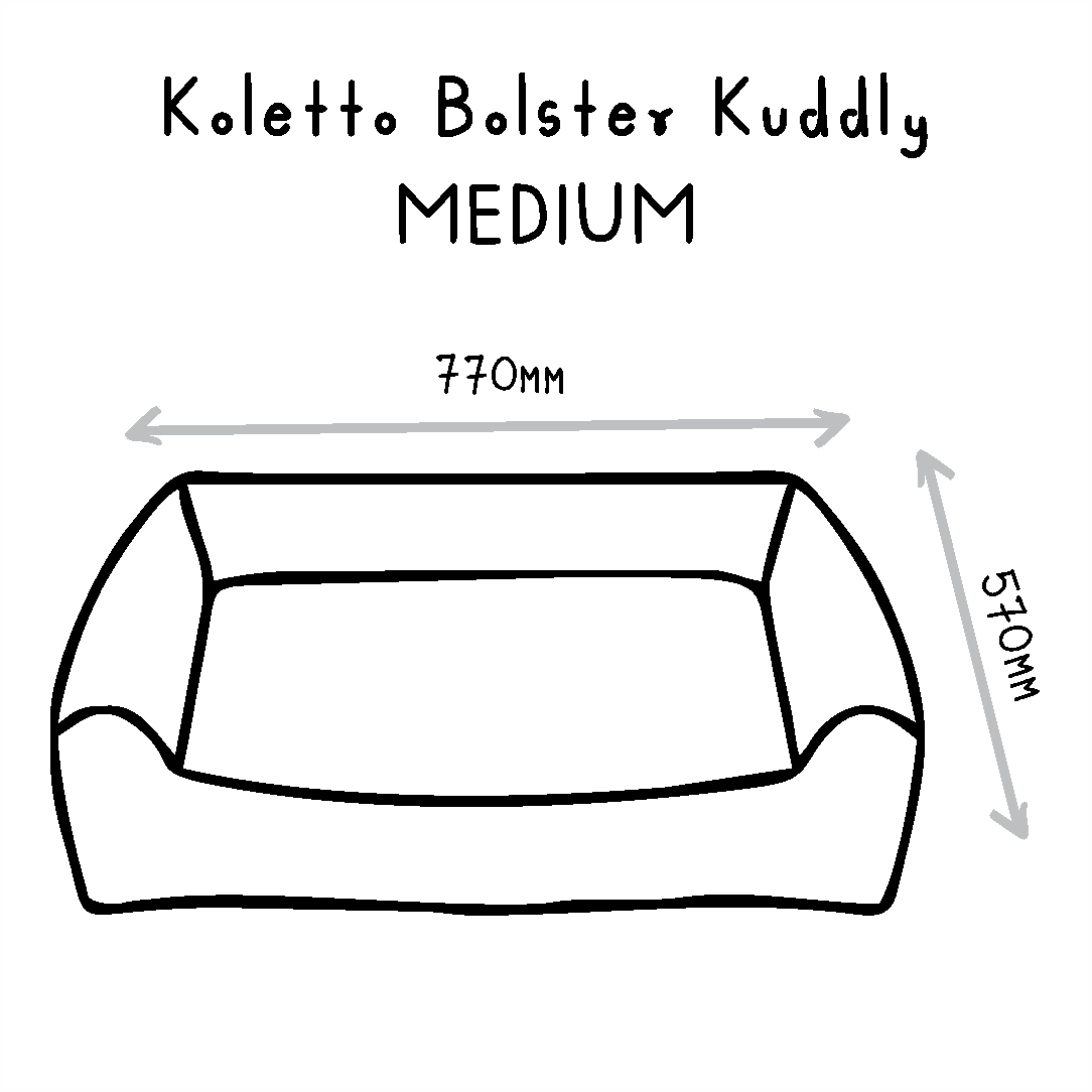 Huntlea Kuddly Bolster Dog Bed - Image 5