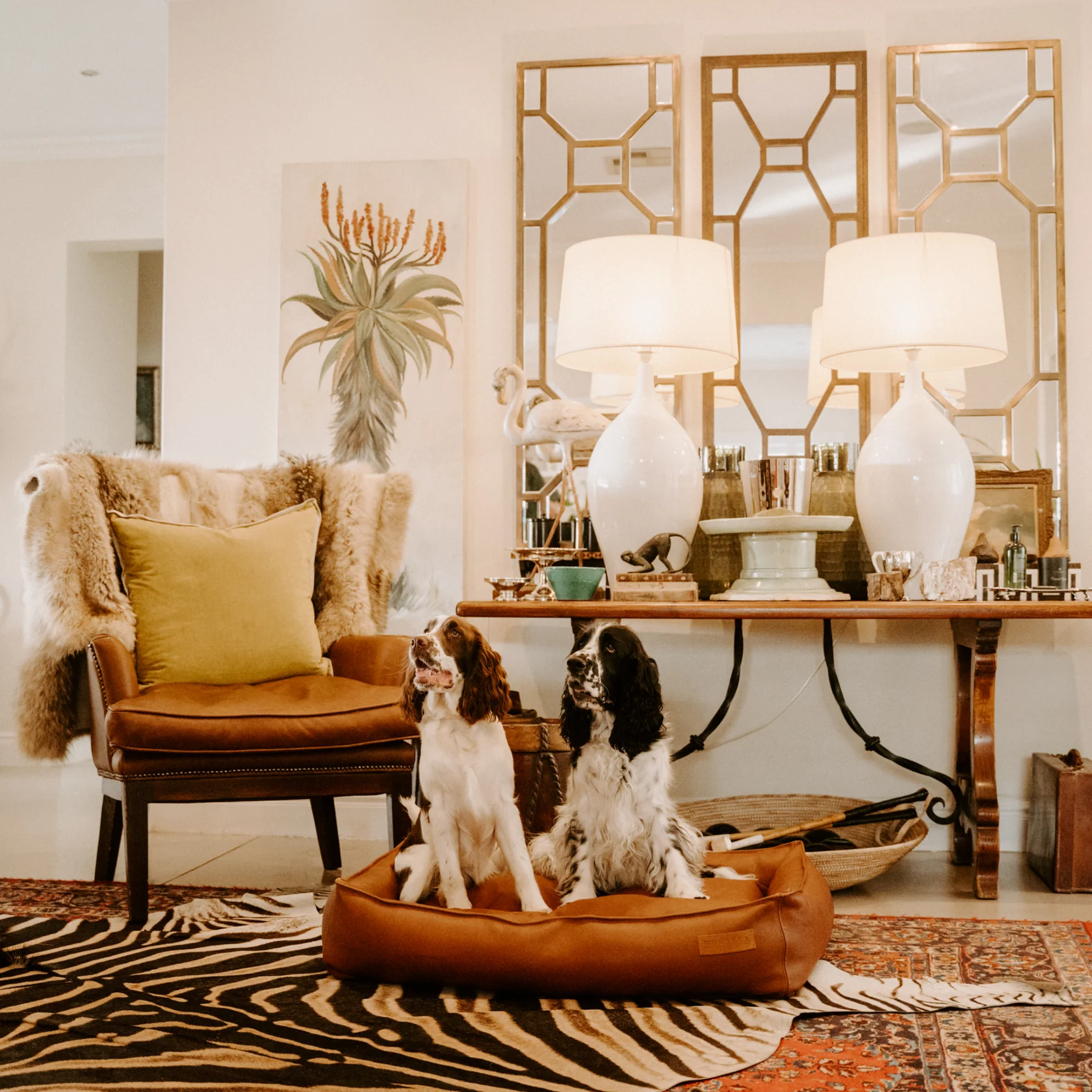 Huntlea Leather Slumber Dog Bed - Image 3