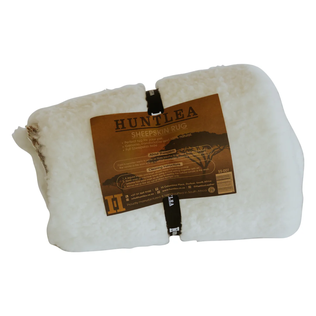 Huntlea Genuine Sheep Skin Dog Rug