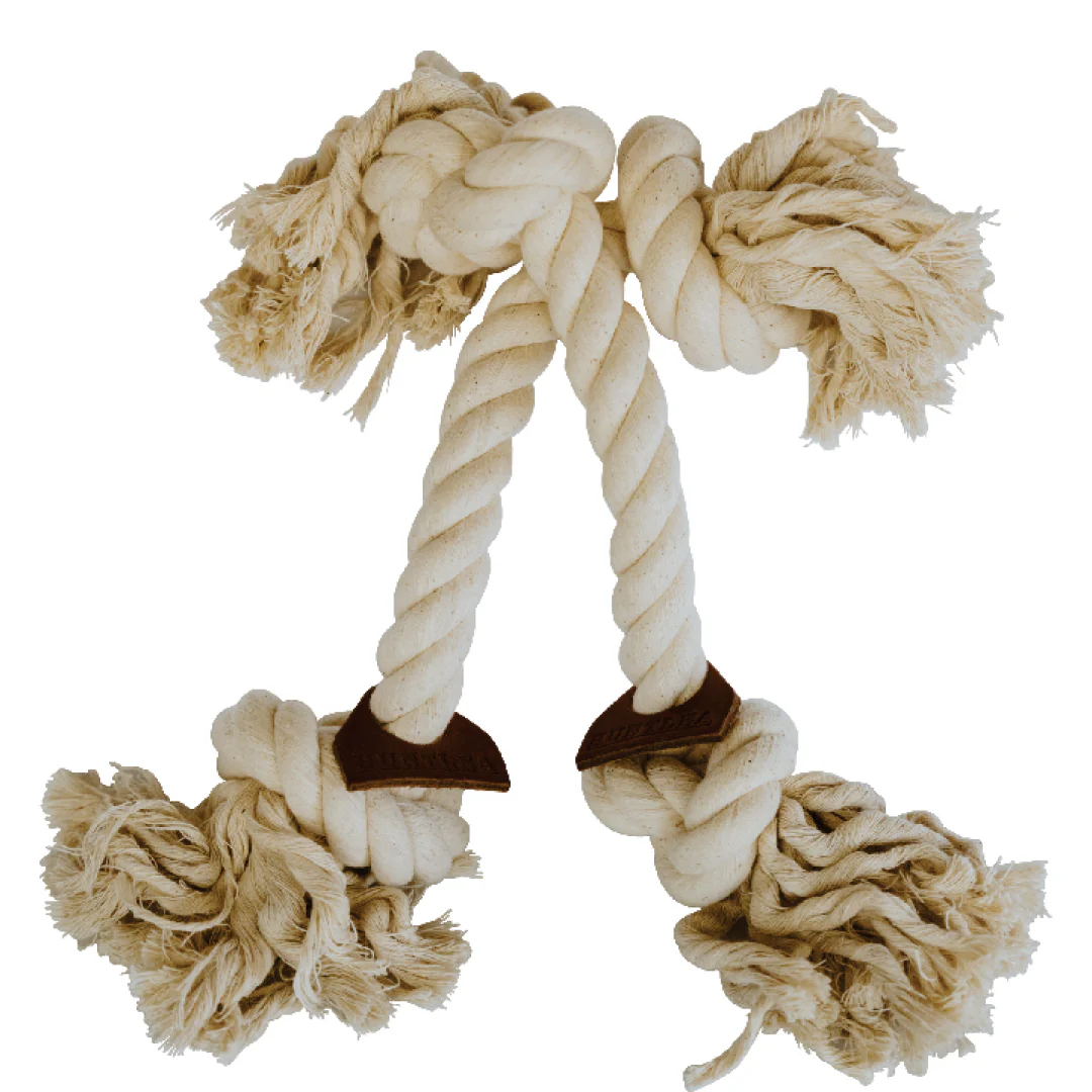 Huntlea Dog Rope Toy 2 Knot - Image 2