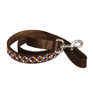 Huntlea Beaded Dog Lead Daisy
