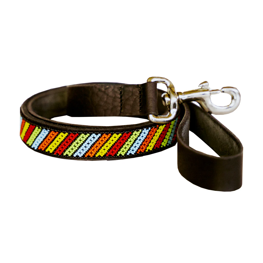 Huntlea Beaded Dog Lead Stripe