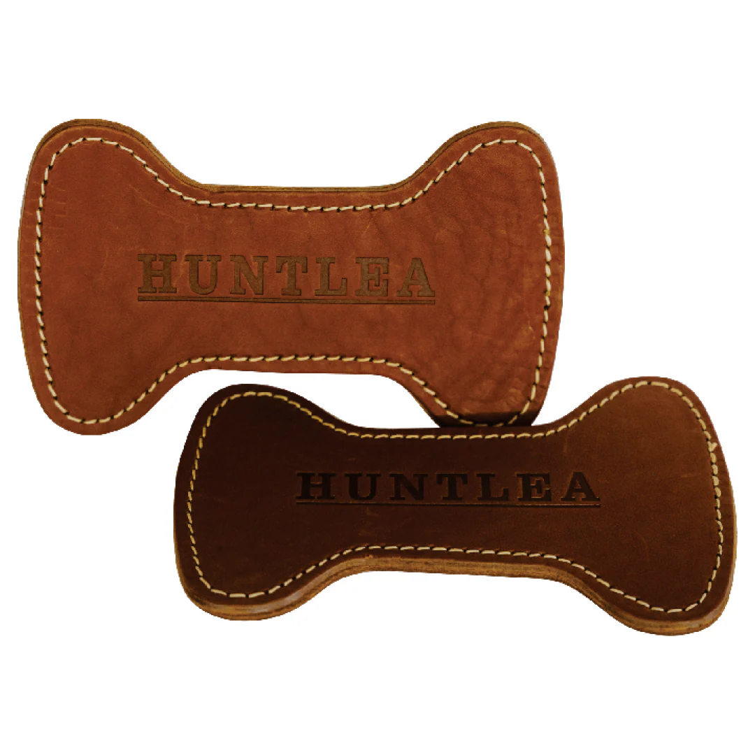 Huntlea Dog Bone Toy with Double Leather - Image 2