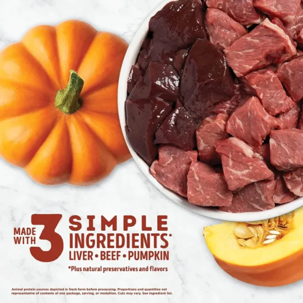 Acana Singles Freeze-Dried Dog Treats - Beef & Pumpkin - Image 3
