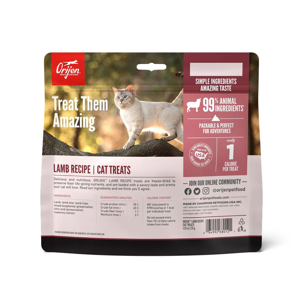 Orijen Grass-Fed Lamb Freeze-Dried Cat Treats - Image 5