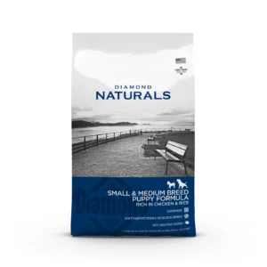 Diamond Naturals Small and Medium Breed Puppy Formula - Rich in Chicken and Rice