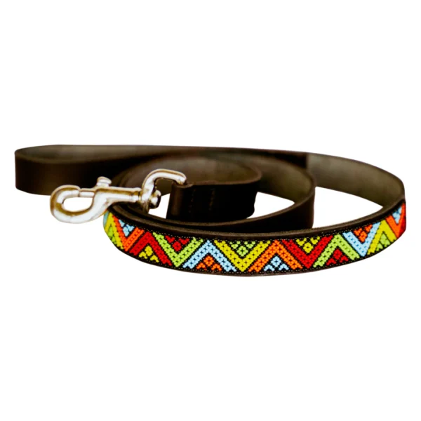 Huntlea Beaded Dog Lead Daisy Vee - Image 2