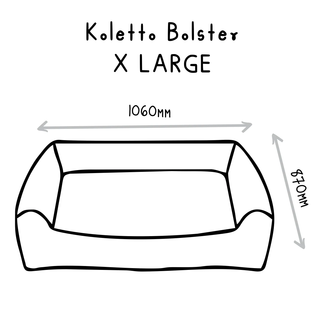 Koletto Bolster Style Dog Bed - Image 10