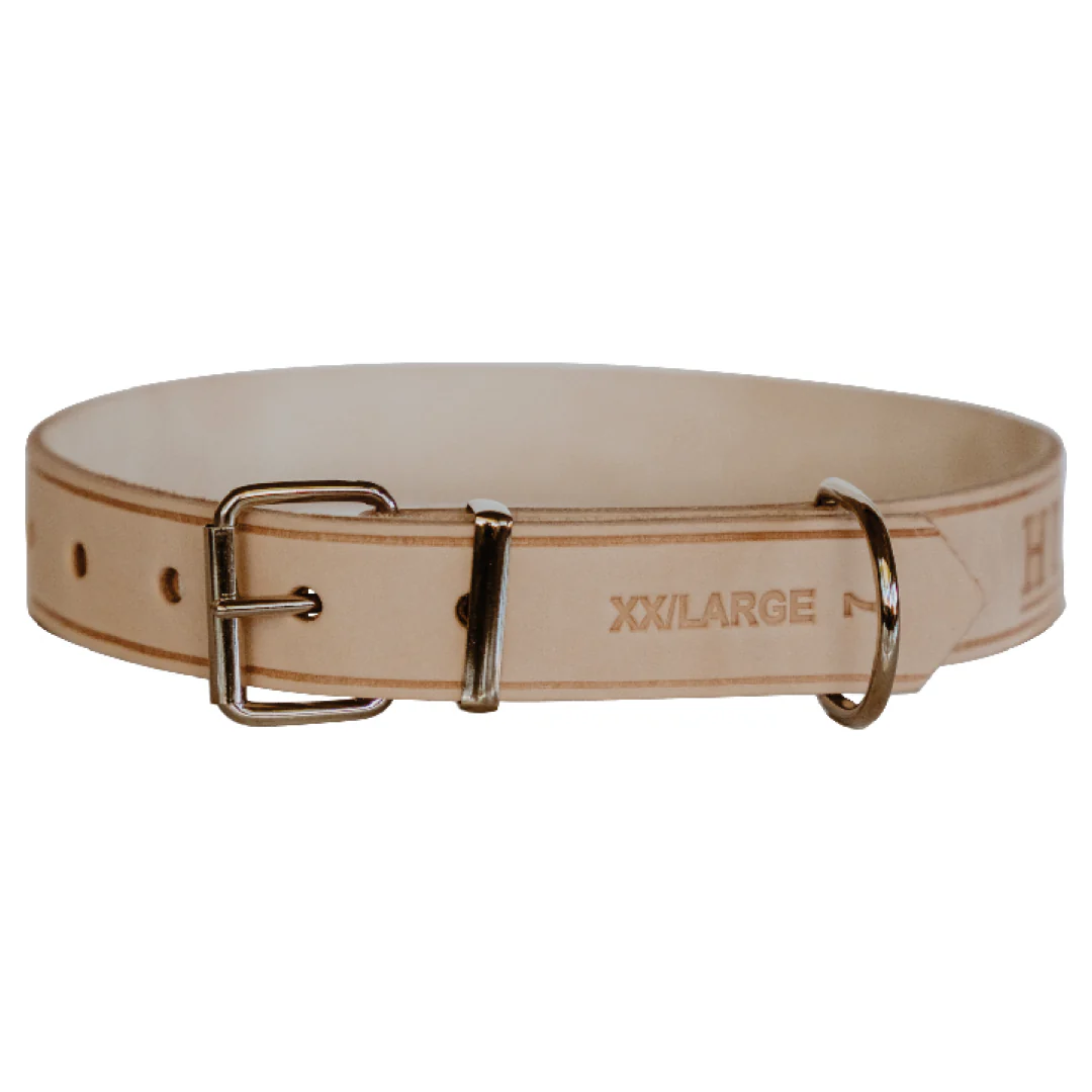 Impala Plain Dog Leather Collar - Image 5