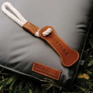 Huntlea Dog Tug Toy with Double Leather Bone