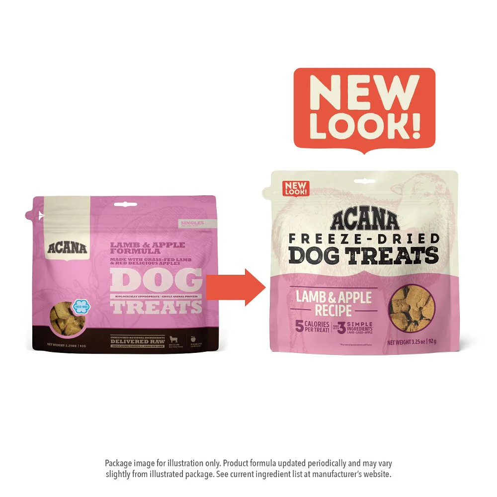 Acana Singles Freeze-Dried Dog Treats - Lamb & Apple