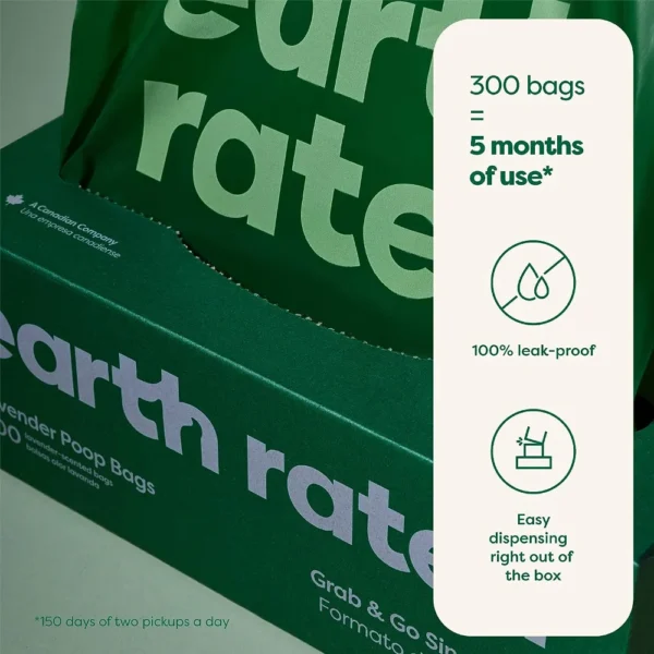 Earth Rated Bulk Degradable Bags - 300 Bags - Image 2