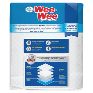 Wee-Wee Gigantic Superior Performance Dog Training Pads - Image 2