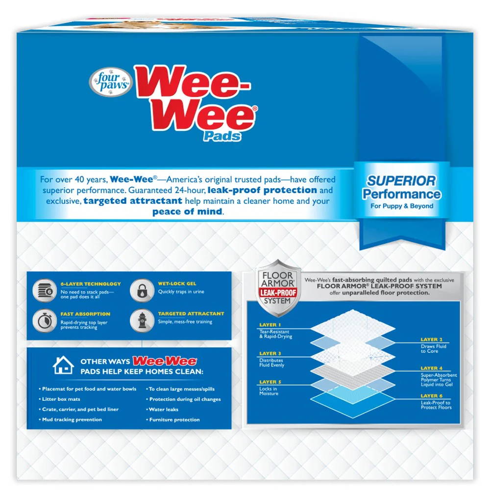 Wee-Wee Superior Performance Dog Training Pads - Image 5
