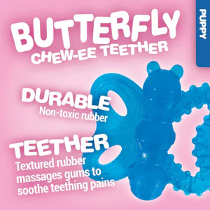 JW Pet Puppy Butterfly Chew-ee Teether - Image 2